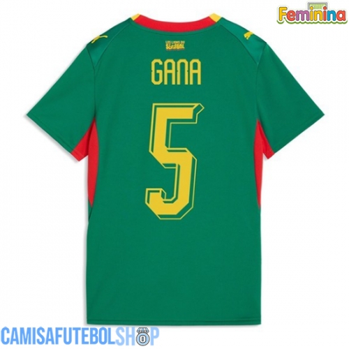 Camisa de time de futebol Senegal Idrissa Gueye #5 Replicas 2º Equipamento Feminina Mundo 2026 Manga Curta